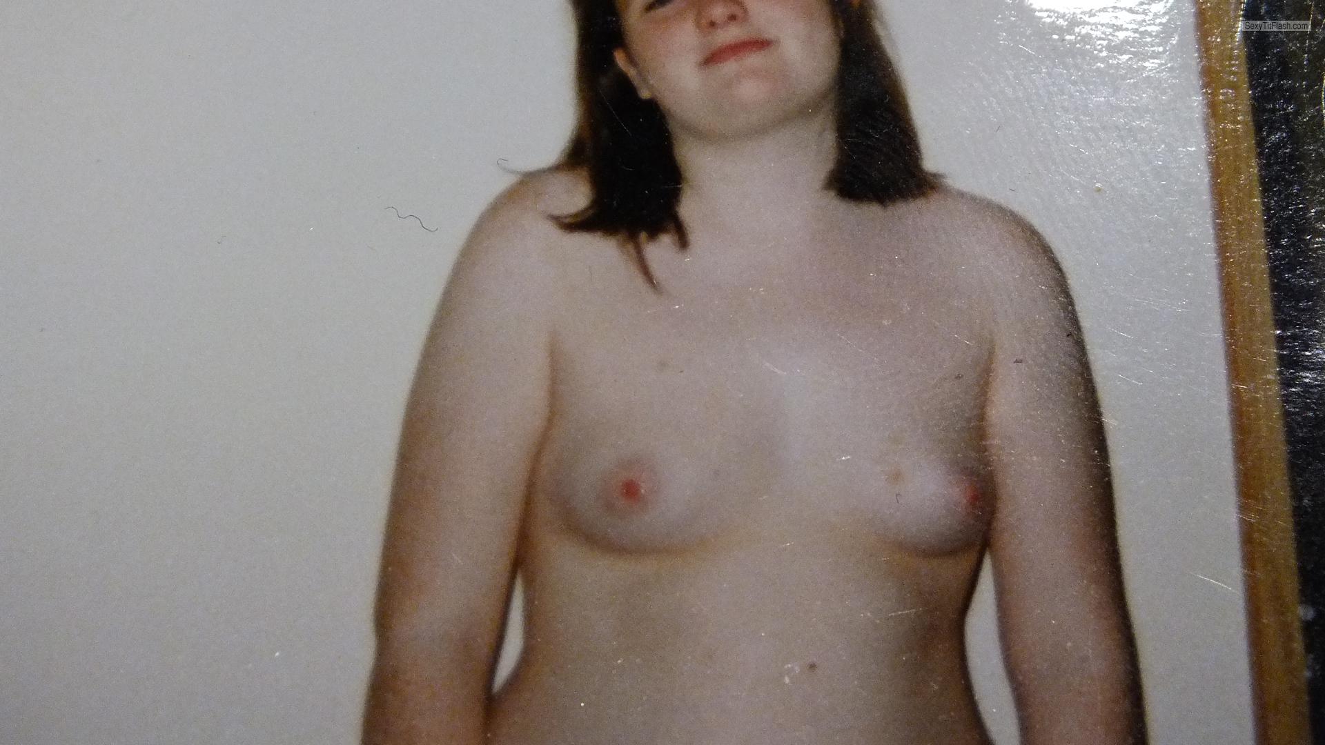 Tit Flash: My Small Tits - Topless Sharroncalloway from United Kingdom